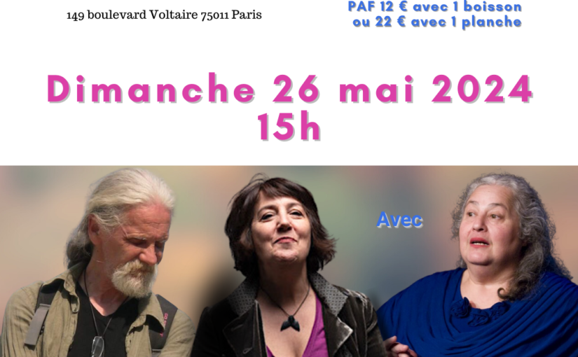 Dimanche 26 Mai à 15h au “Café Léopard” à Paris